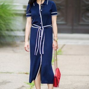 J Crew belted shirtdress size M